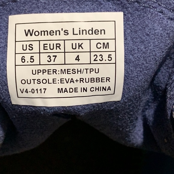 Superfeet Linden Sneakers Women’s Blue Shoes Size 6.5 New With Out Insoles - Picture 7 of 9